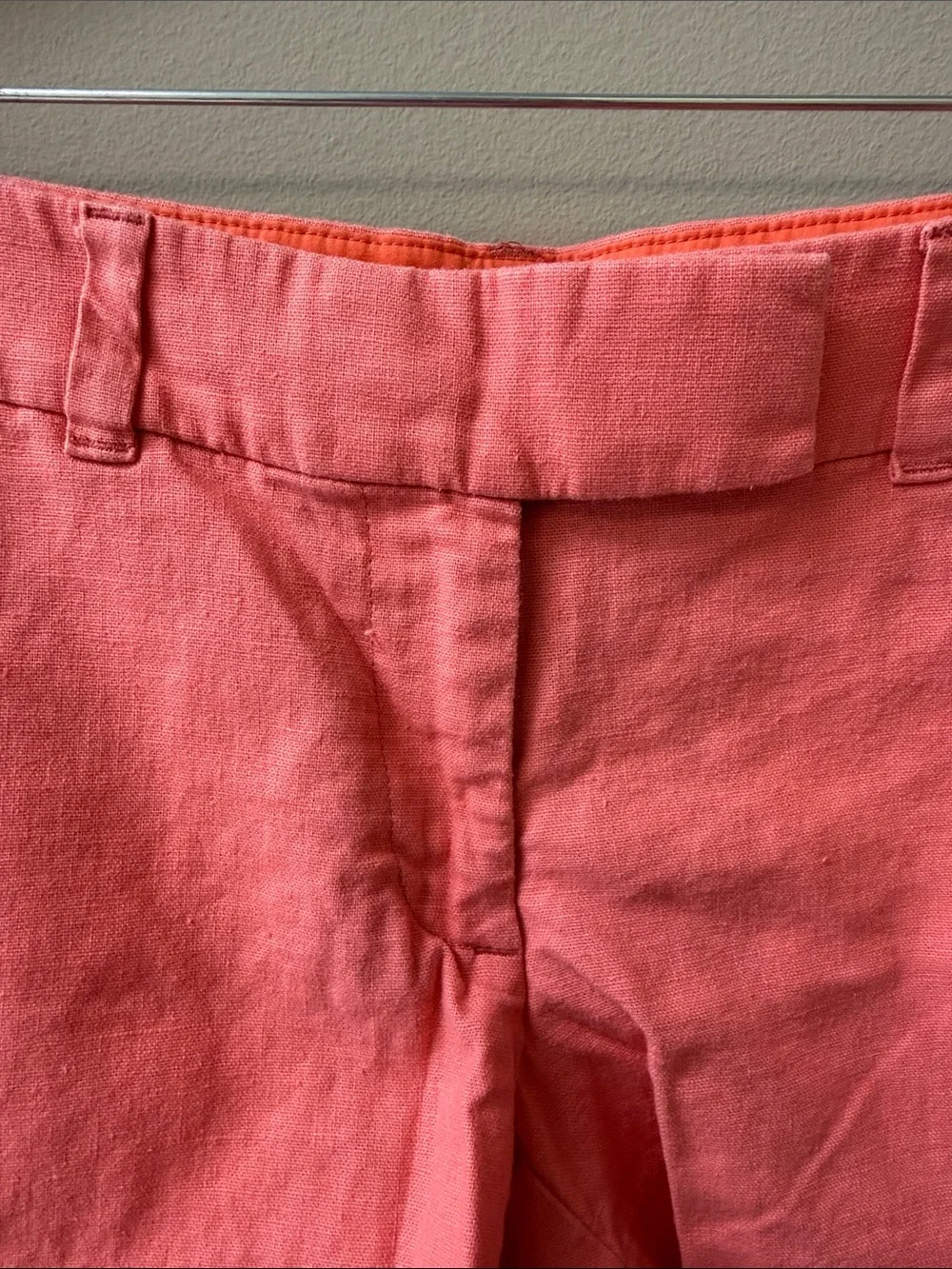 J. Crew Coral Scallop-Hem Shorts - Size 2